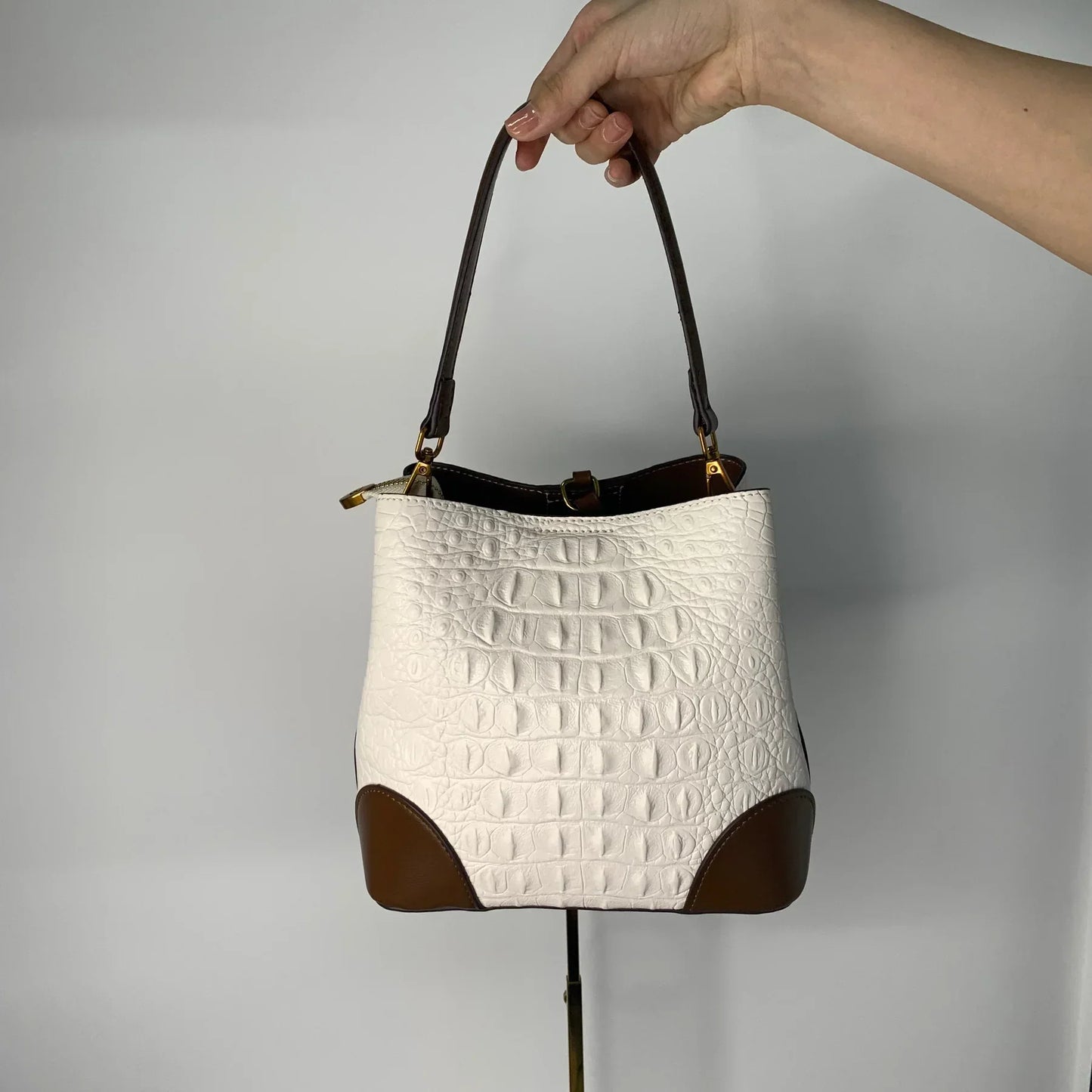 White Brown Bag